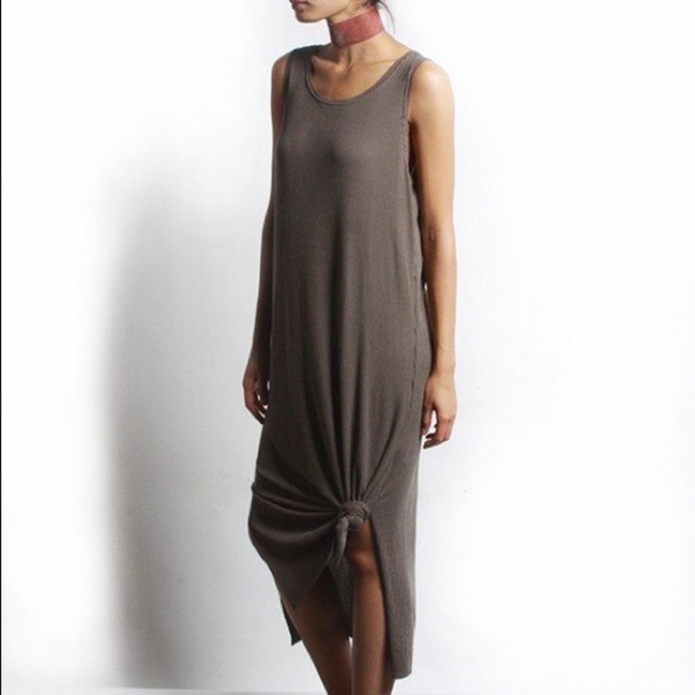 Side slit dress